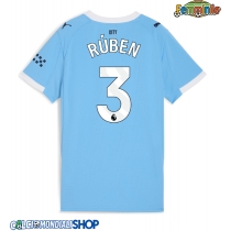 Maglie da calcio Manchester City Ruben Dias #3 Prima Maglia Femminile 2025-26 Manica Corta
